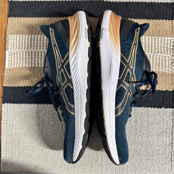 ASICS Gel-Excite Running Sneaker Women 9 Blue/Champagne Athleisure Walking Shoe - Picture 4 of 10